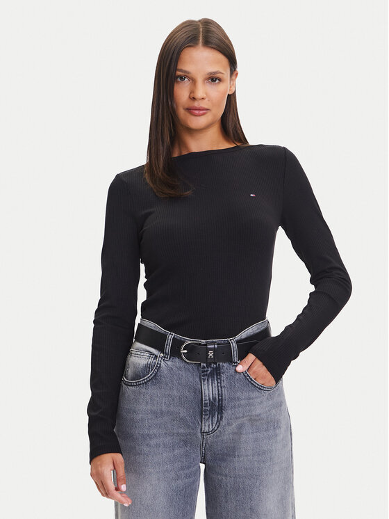 Блузка slim fit WW0WW47309 Tommy Hilfiger, черный
Блузка slim fit WW0WW47309 Tommy Hilfiger, черный