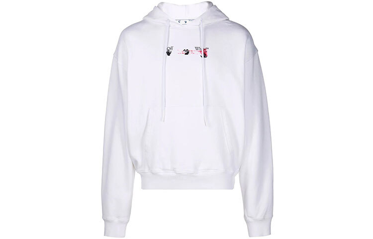 Акриловая толстовка с капюшоном и логотипом в виде стрелы Off-White, белый
Акриловая толстовка с капюшоном и логотипом в виде стрелы Off-White, белый