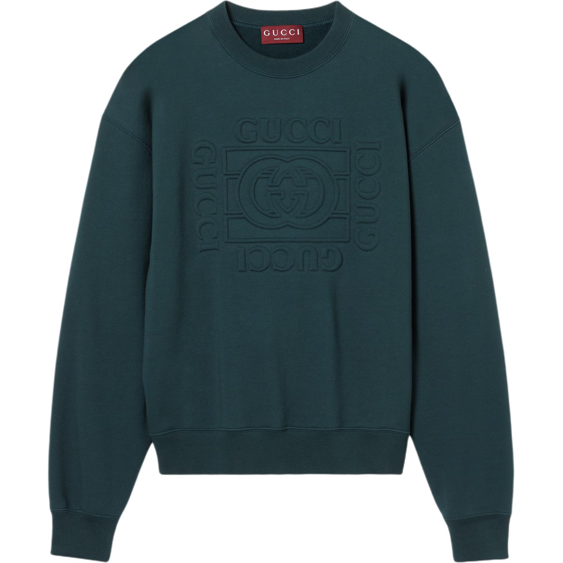 Брусовый джерси свитшот GUCCI, темно-зеленый
Брусовый джерси свитшот GUCCI, темно-зеленый