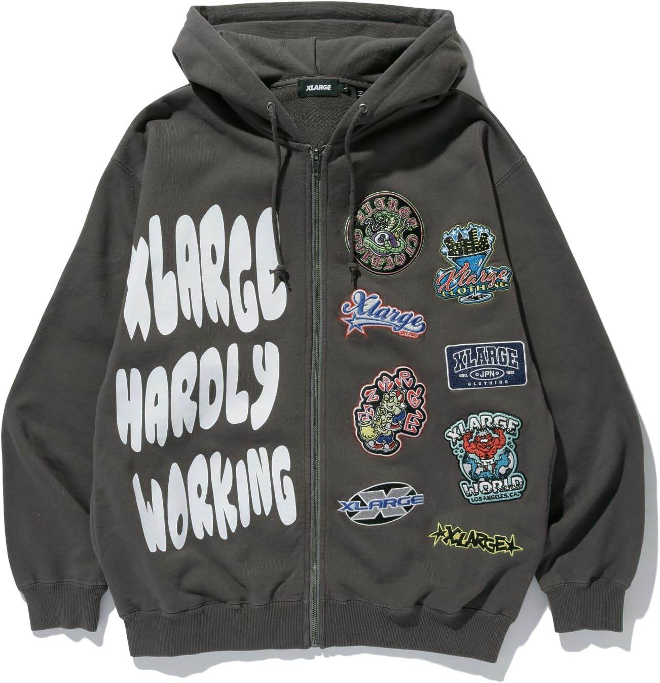 Мужская толстовка с капюшоном на молнии с несколькими логотипами, размер XL Xlarge
Мужская толстовка с капюшоном на молнии с несколькими логотипами, размер XL Xlarge