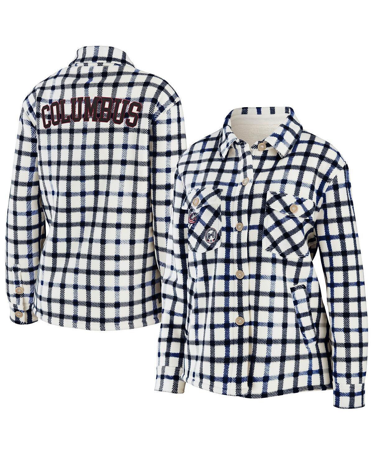 Женские овсяные куртки Columbus Blue Jackets Клетчатая куртка-рубашка на пуговицах WEAR by Erin Andrews
Женские овсяные куртки Columbus Blue Jackets Клетчатая куртка-рубашка на пуговицах WEAR by Erin Andrews