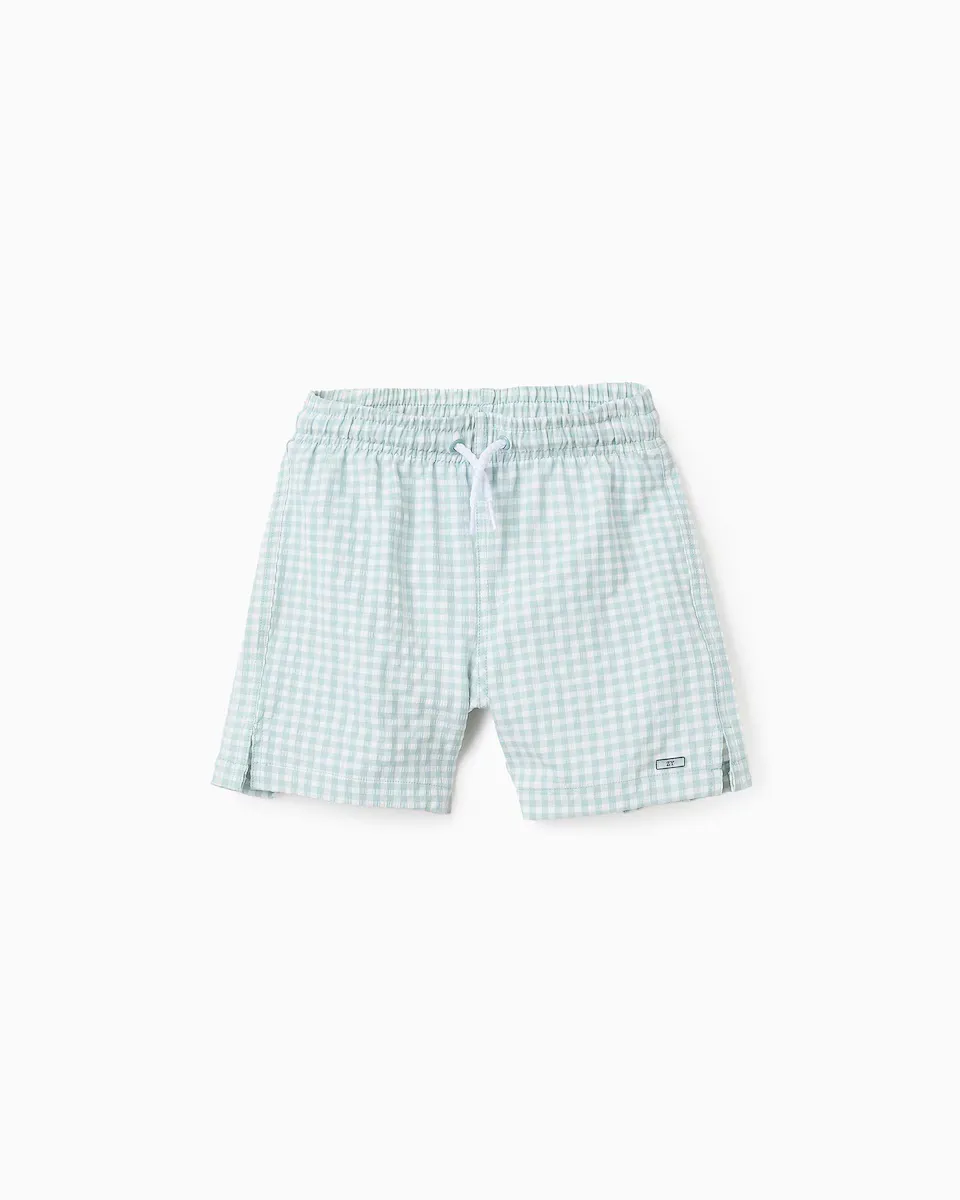 Купальник для мальчиков в клетку с завязками Zippy, светло-голубой
Купальник для мальчиков в клетку с завязками Zippy, светло-голубой