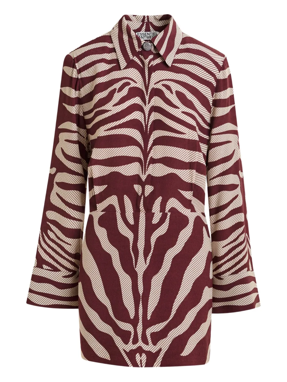 Мини-платье с подкладкой на плечах и принтом зебры Essentiel Antwerp, красный
Мини-платье с подкладкой на плечах и принтом зебры Essentiel Antwerp, красный