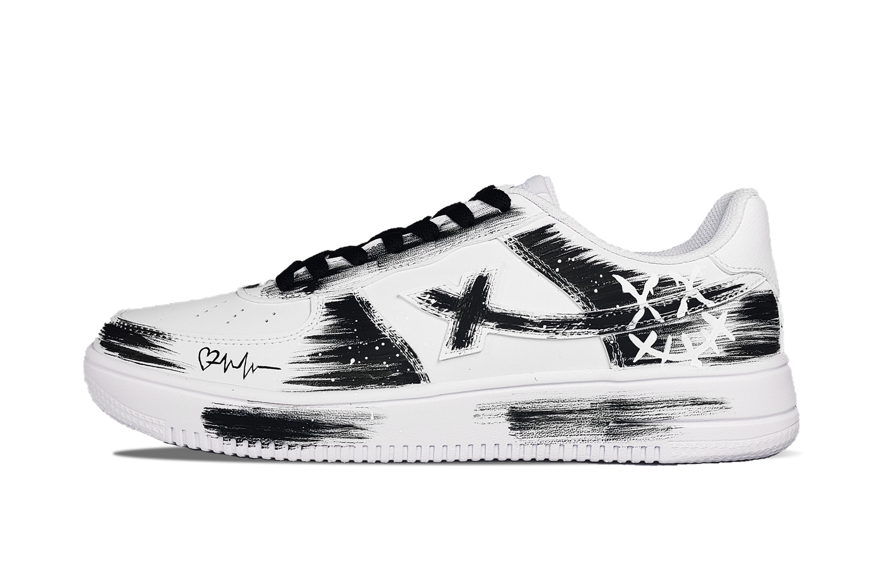 XTEP Кроссовки Air Force One Coverage с низким верхом для скейтборда, износостойкие, амортизирующие, мужские, белые, черные
XTEP Кроссовки Air Force One Coverage с низким верхом для скейтборда, износостойкие, амортизирующие, мужские, белые, черные