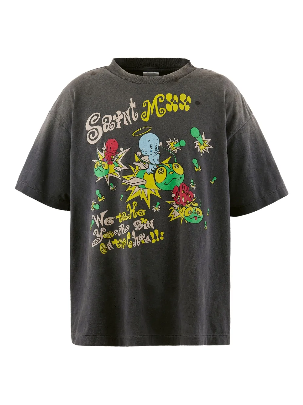 Футболка с графичным принтом SAINT MXXXXXX, серый
Футболка с графичным принтом SAINT MXXXXXX, серый