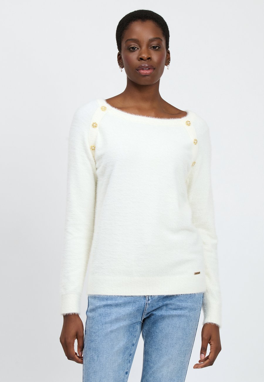 Джемпер INFLUENCER FLUFFY BEJEWELED, Milk/White
Джемпер INFLUENCER FLUFFY BEJEWELED, Milk/White
