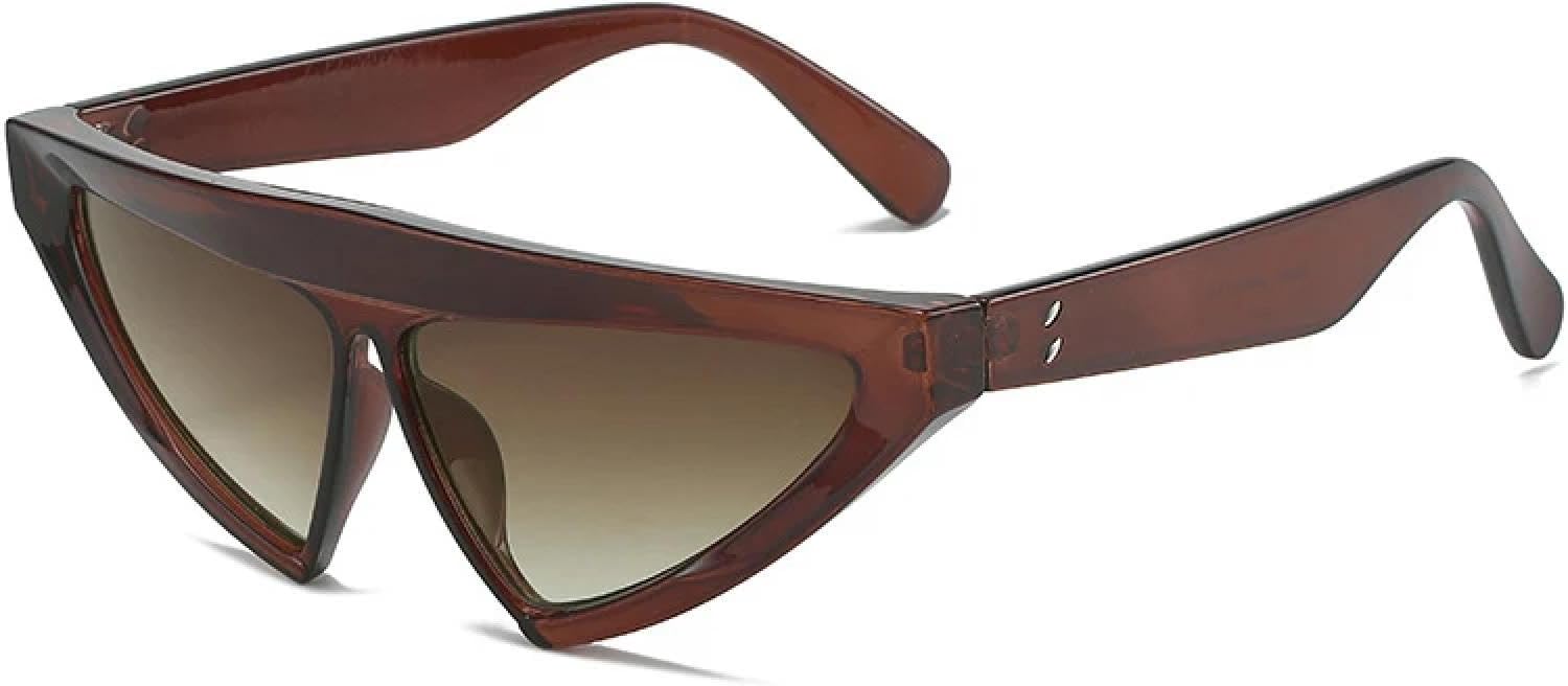 Винтажные солнцезащитные очки «кошачий глаз» треугольной формы для женщин, модные розовые очки-желе, защита от УФ-излучения UV400, мужские солнцезащитные очки с заклепками WNCKSQ, Brown Tea Gradient
Винтажные солнцезащитные очки «кошачий глаз» треугольной формы для женщин, модные розовые очки-желе, защита от УФ-излучения UV400, мужские солнцезащитные очки с заклепками WNCKSQ, Brown Tea Gradient