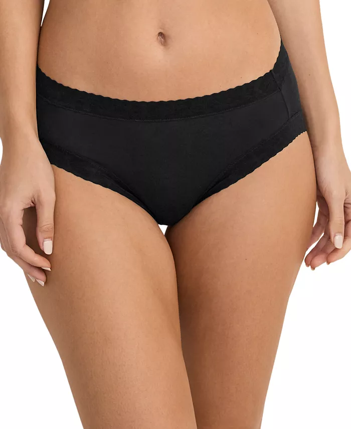 Женские трусы-слипы с высоким вырезом и кружевной отделкой 4611 Jockey, черный
Женские трусы-слипы с высоким вырезом и кружевной отделкой 4611 Jockey, черный