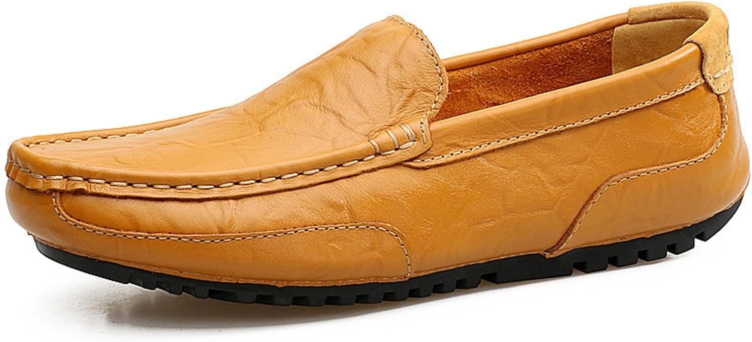 Мужские повседневные лоферы на шнуровке, с удобным круглым носком, легкие для ходьбы, деловые туфли, обувь для офиса и вождения Generic, желтый
Мужские повседневные лоферы на шнуровке, с удобным круглым носком, легкие для ходьбы, деловые туфли, обувь для офиса и вождения Generic, желтый