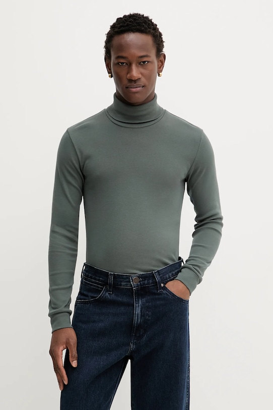 Хлопковый лонгслив Marc O'Polo, зеленый
Хлопковый лонгслив Marc O'Polo, зеленый