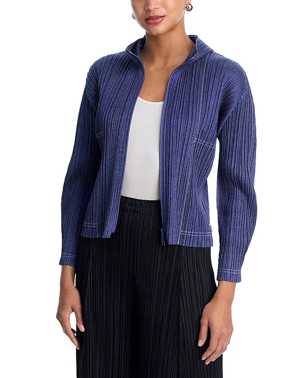 Джинсовая куртка с капюшоном Pleats Please Issey Miyake, синий
Джинсовая куртка с капюшоном Pleats Please Issey Miyake, синий