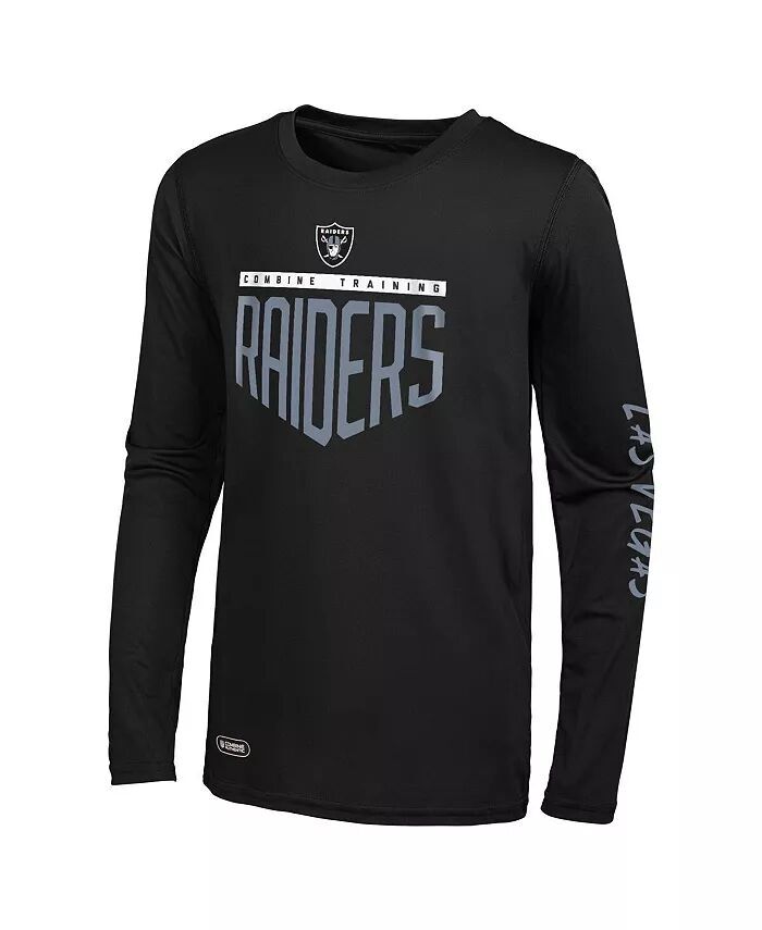 Мужская черная футболка с длинным рукавом Las Vegas Raiders Impact Outerstuff, черный
Мужская черная футболка с длинным рукавом Las Vegas Raiders Impact Outerstuff, черный
