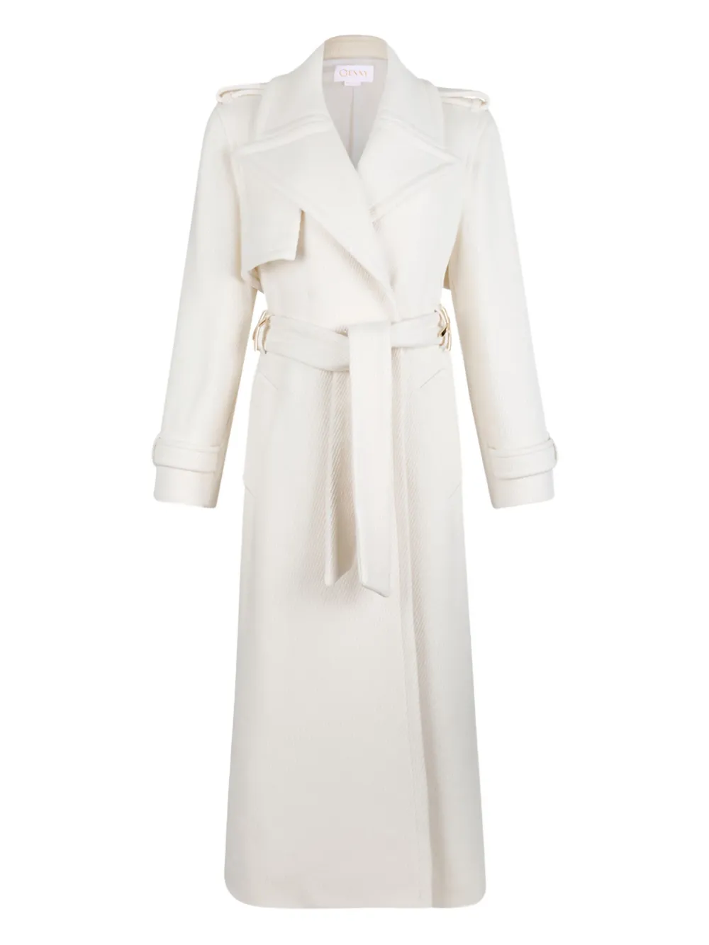 Пальто с поясом и лацканами Genny, белый
Пальто с поясом и лацканами Genny, белый