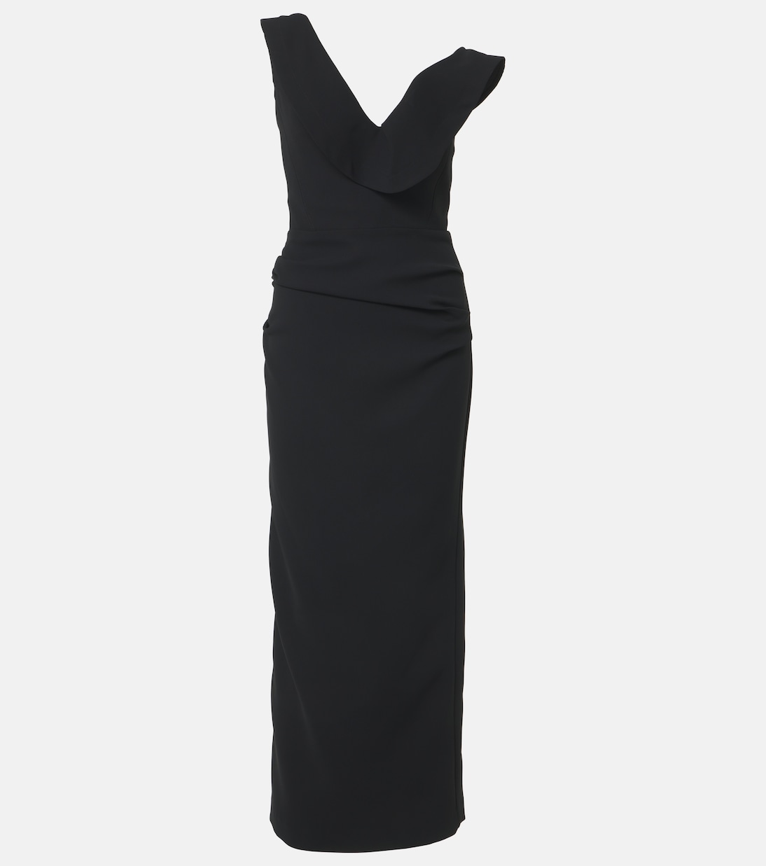 Платье макси с оборками Requiem Maticevski, черный
Платье макси с оборками Requiem Maticevski, черный