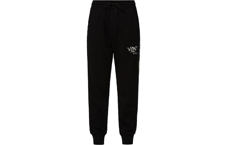 Трикотажные спортивные штаны мужские черные Evisu, черный
Трикотажные спортивные штаны мужские черные Evisu, черный