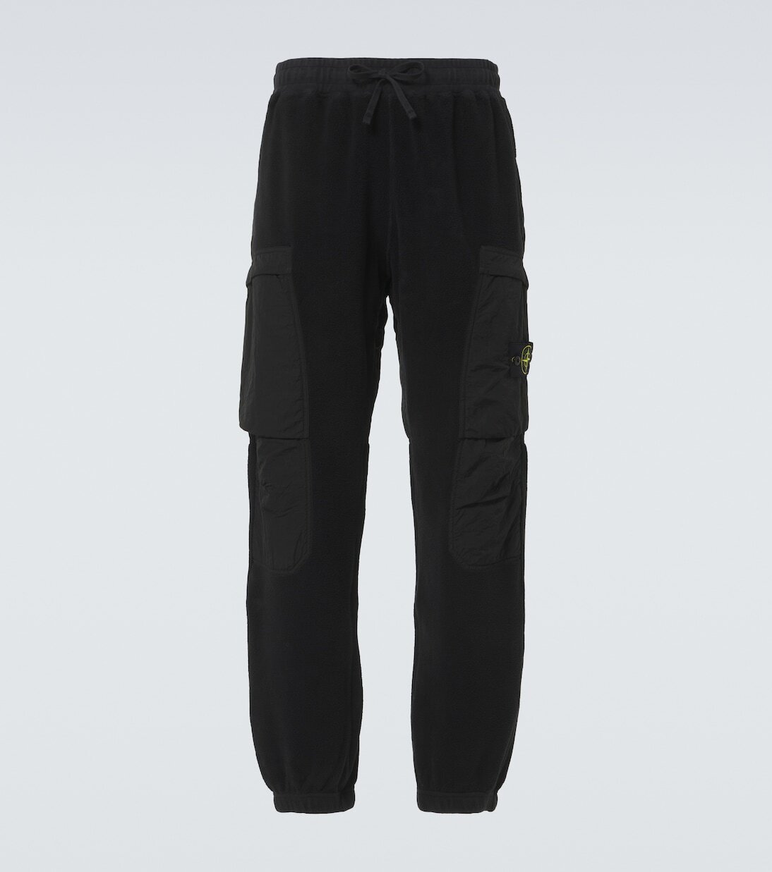 Спортивные брюки-карго из хлопчатобумажной ткани с флисовым принтом Stone Island, черный
Спортивные брюки-карго из хлопчатобумажной ткани с флисовым принтом Stone Island, черный