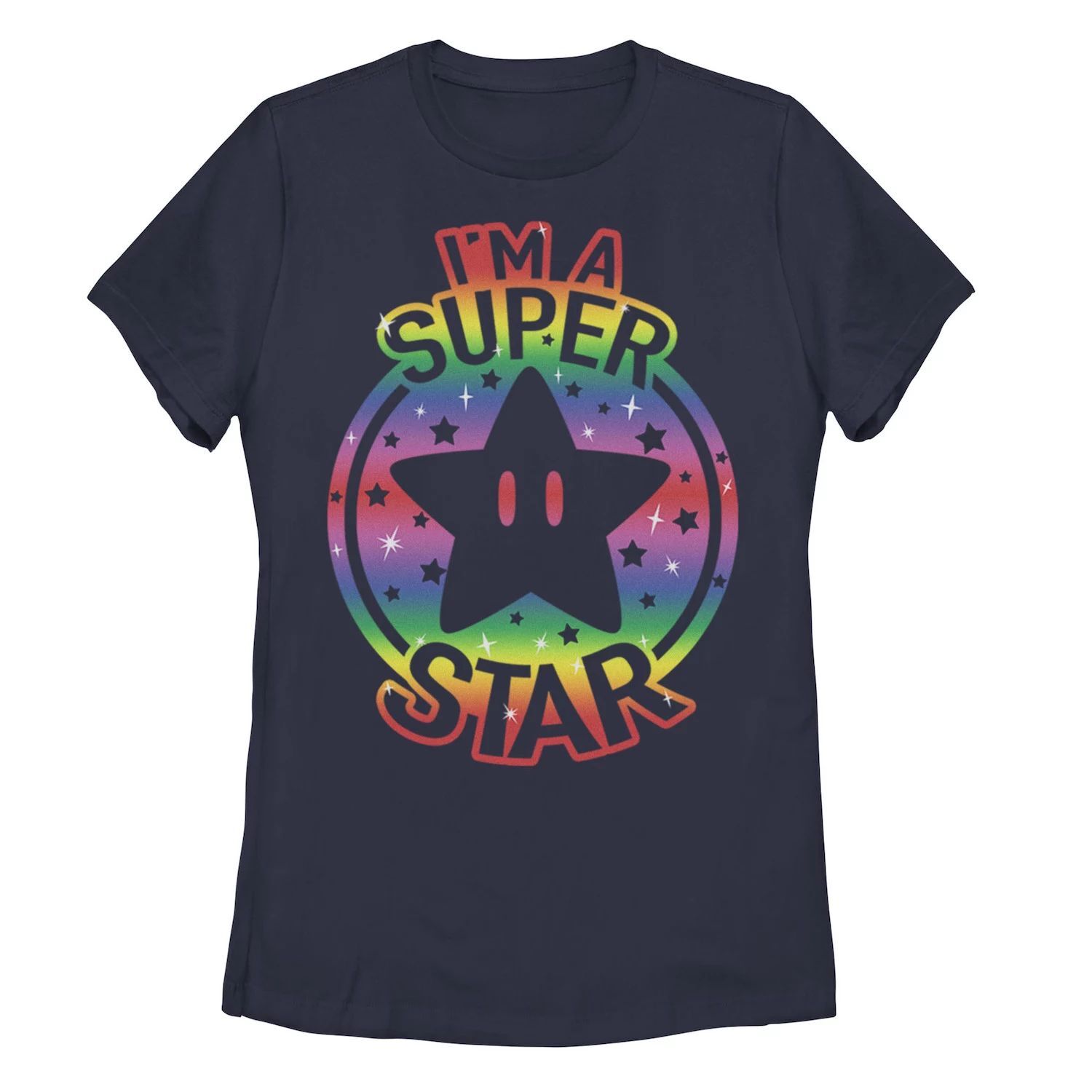 Футболка с градиентным принтом Super Mario I'm A Super Star для юниоров Licensed Character, темно-синий
Футболка с градиентным принтом Super Mario I'm A Super Star для юниоров Licensed Character, темно-синий