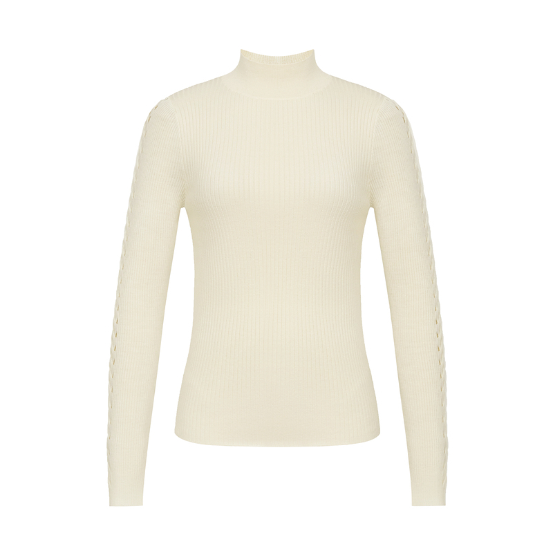 Женский свитер Deep Breath в полоску с высоким воротником, серый
Женский свитер Deep Breath в полоску с высоким воротником, серый