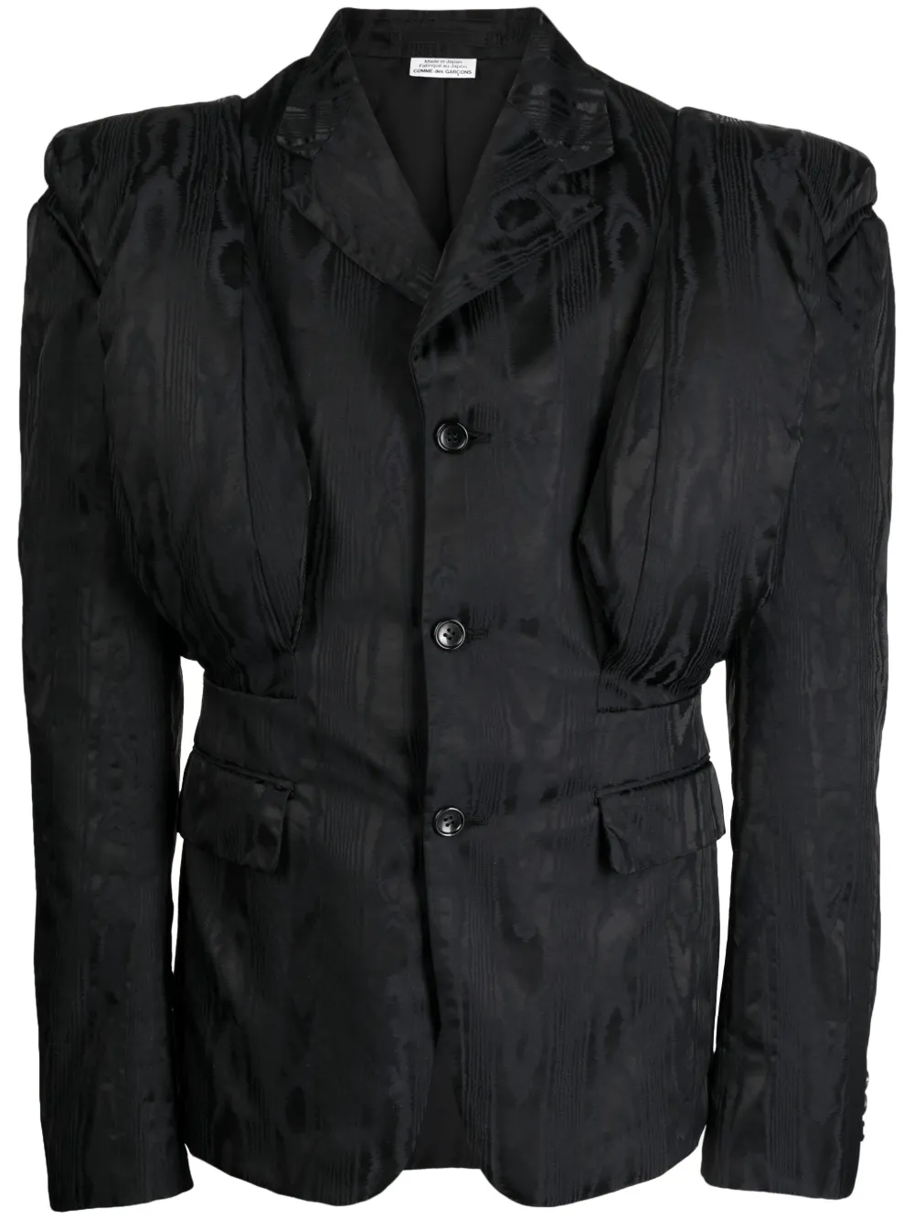 Пиджак в полоску с подплечниками Comme des Garçons Homme Plus, черный
Пиджак в полоску с подплечниками Comme des Garçons Homme Plus, черный