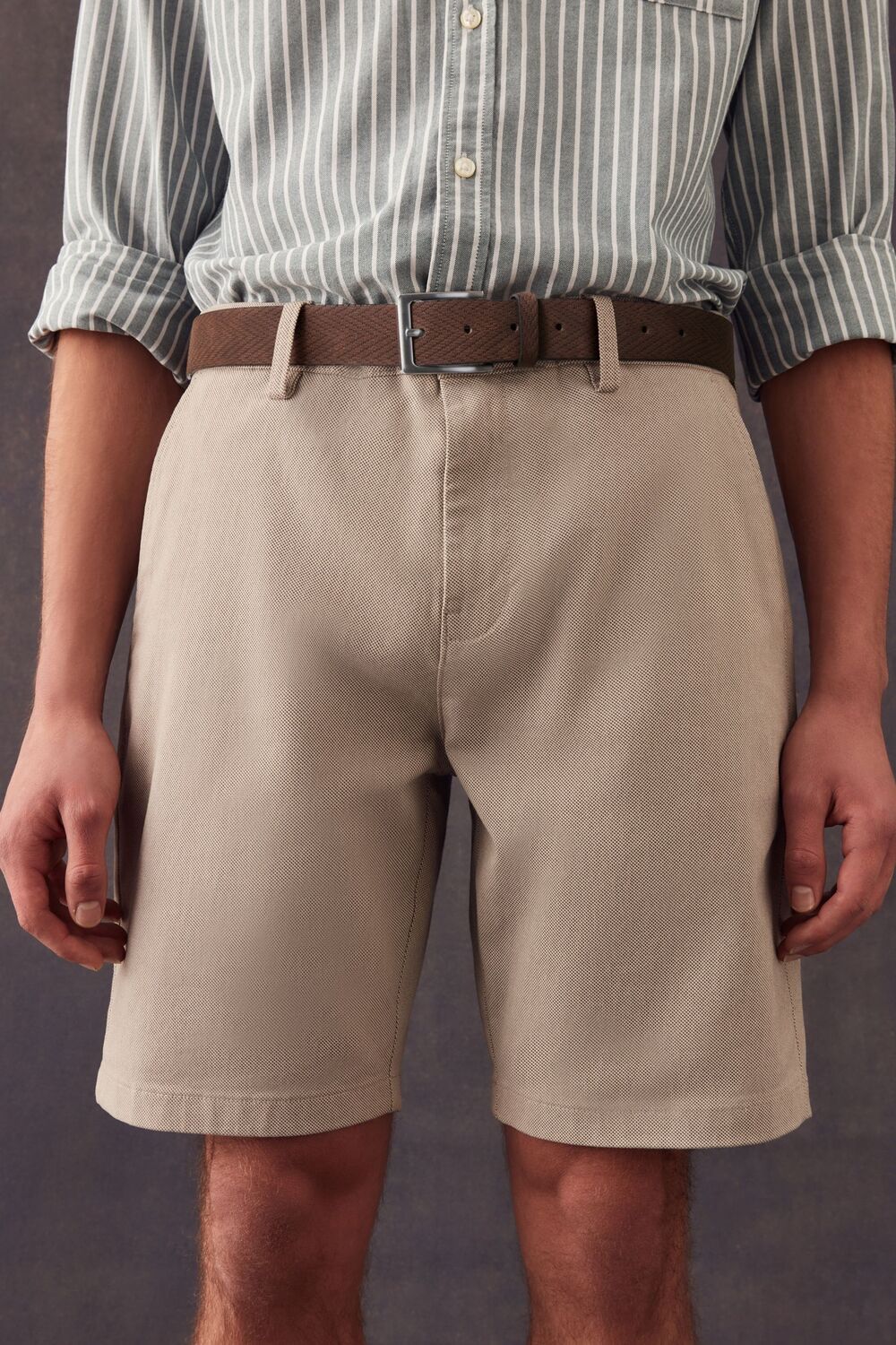 Шорты-Чиносы с поясом Next, серый
Шорты-Чиносы с поясом Next, серый