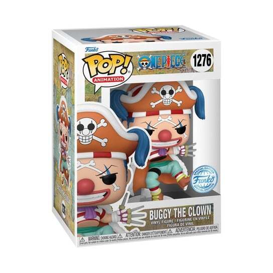 Funko POP! Аниме, коллекционная фигурка, One Piece, Buggy The Clown 
Funko POP! Аниме, коллекционная фигурка, One Piece, Buggy The Clown