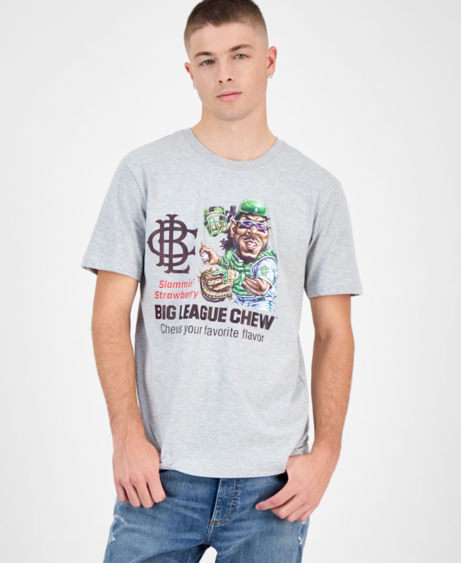 Мужская футболка с коротким рукавом Big League Chew Slammin Strawberry с графическим принтом SmileyWorld, Light Gray, Красный, Мужская футболка с коротким рукавом Big League Chew Slammin Strawberry с графическим принтом SmileyWorld, Light Gray
Мужская футболка с коротким рукавом Big League Chew Slammin Strawberry с графическим принтом SmileyWorld, Light Gray, Красный, Мужская футболка с коротким рукавом Big League Chew Slammin Strawberry с графическим принтом SmileyWorld, Light Gray