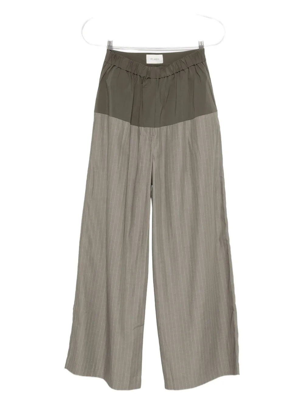 Брюки в тонкую полоску St. Agni, зеленый
Брюки в тонкую полоску St. Agni, зеленый