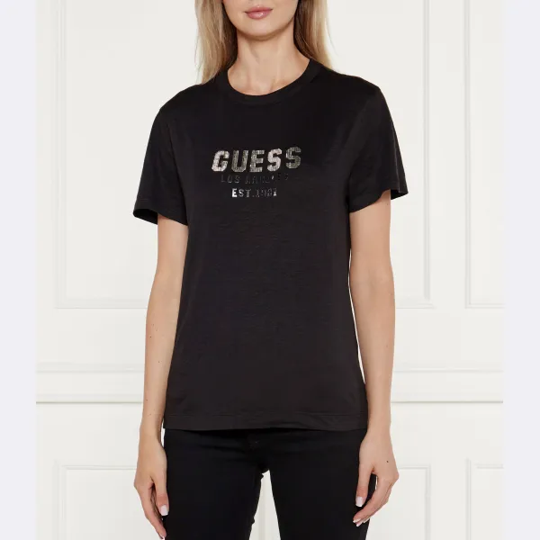 Облегающая футболка Guess, черный
Облегающая футболка Guess, черный