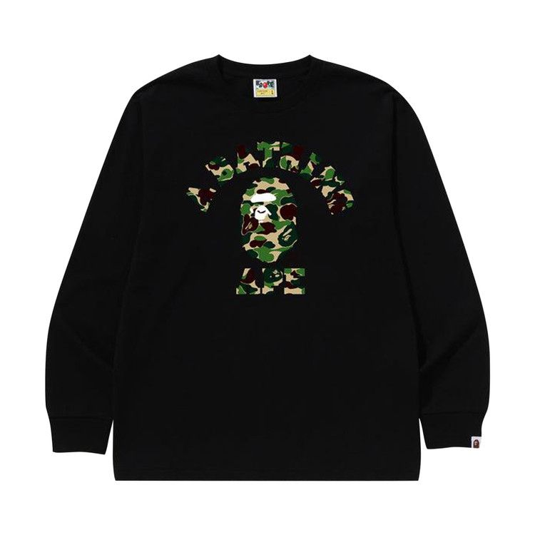 Футболка BAPE ABC Camo College Long-Sleeve Tee, Black/Green
Футболка BAPE ABC Camo College Long-Sleeve Tee, Black/Green