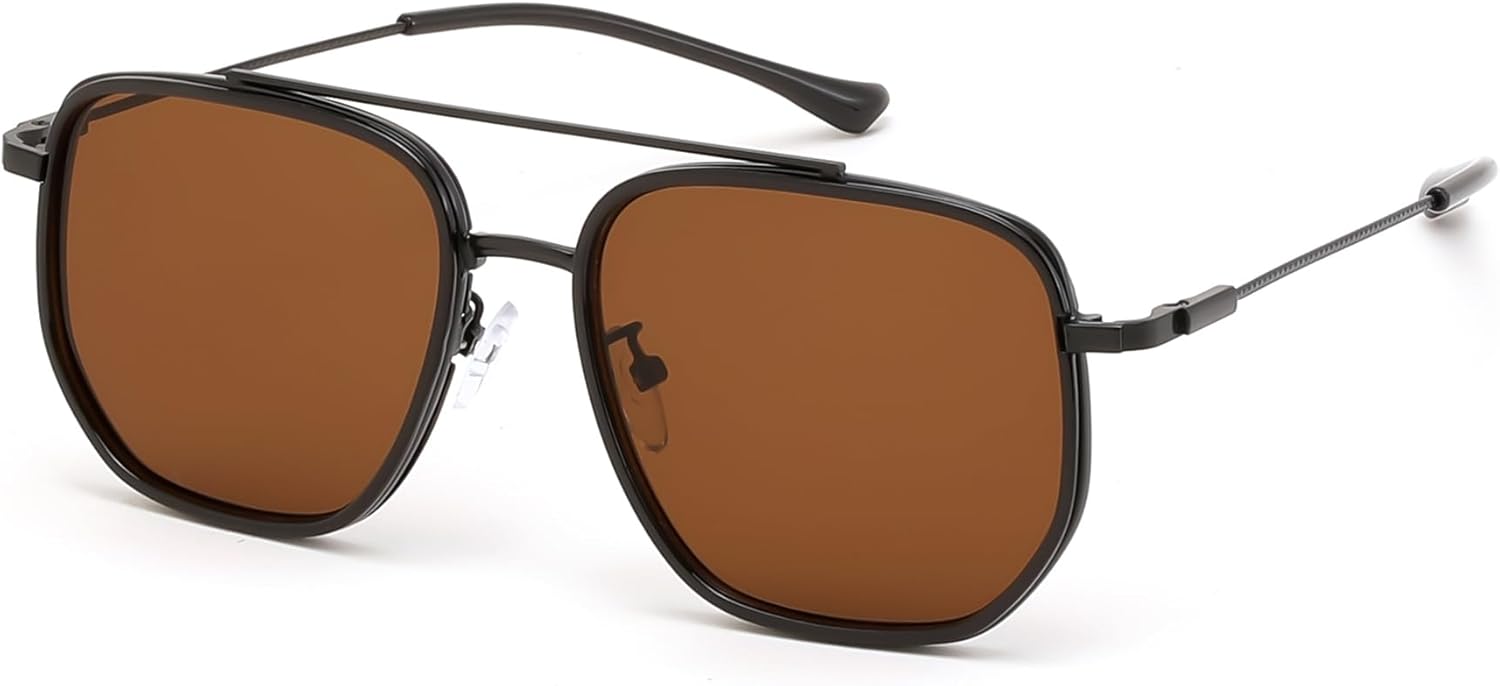 Солнцезащитные очки FEISEDY Retro Aviator для женщин и мужчин, винтажные, классические, в квадратной металлической оправе, модные солнцезащитные очки B0371, Black Frame Brown Lens
Солнцезащитные очки FEISEDY Retro Aviator для женщин и мужчин, винтажные, классические, в квадратной металлической оправе, модные солнцезащитные очки B0371, Black Frame Brown Lens