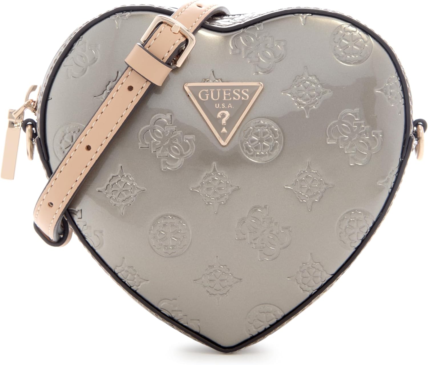 GUESS Женская сумка Arnela Mini Heart, Pewter Logo
GUESS Женская сумка Arnela Mini Heart, Pewter Logo