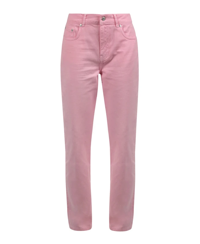 Джинсовые хлопчатобумажные брюки с карманом в форме сердца Moschino, розовый
Джинсовые хлопчатобумажные брюки с карманом в форме сердца Moschino, розовый