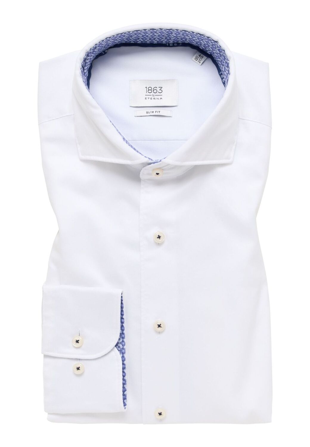 Мягкая роскошная рубашка SLIM FIT ETERNA, кремовый
Мягкая роскошная рубашка SLIM FIT ETERNA, кремовый