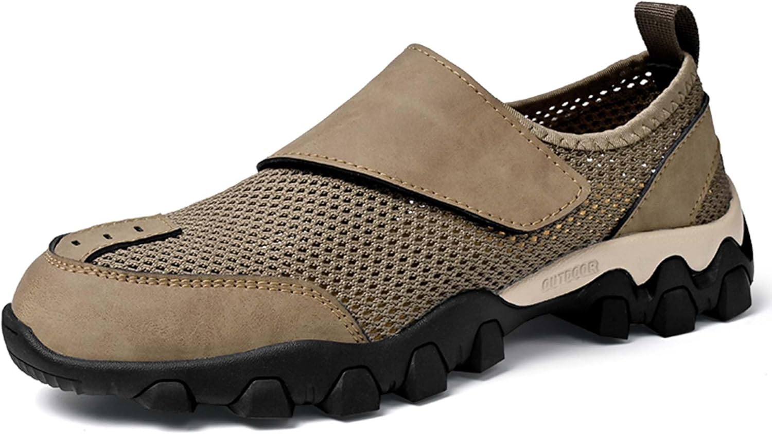 Мужские походные кроссовки для улицы с летним ажурным дизайном, противоскользящие повседневные обувь для прогулок, походов, приключений, кемпинга и спортивного туризма Generic, хаки
Мужские походные кроссовки для улицы с летним ажурным дизайном, противоскользящие повседневные обувь для прогулок, походов, приключений, кемпинга и спортивного туризма Generic, хаки