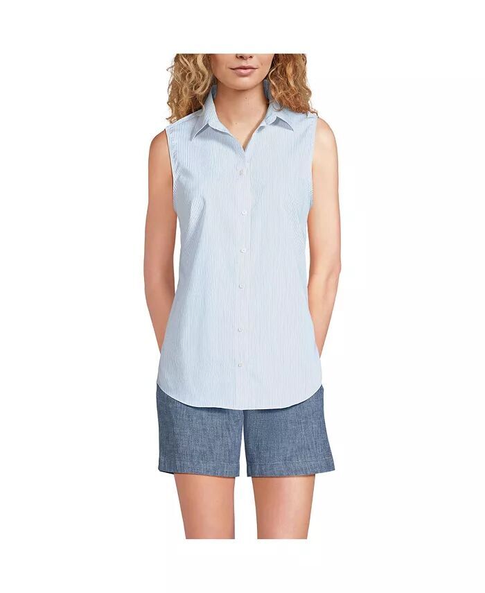 Женская рубашка без рукавов No Iron Lands' End, синий
Женская рубашка без рукавов No Iron Lands' End, синий