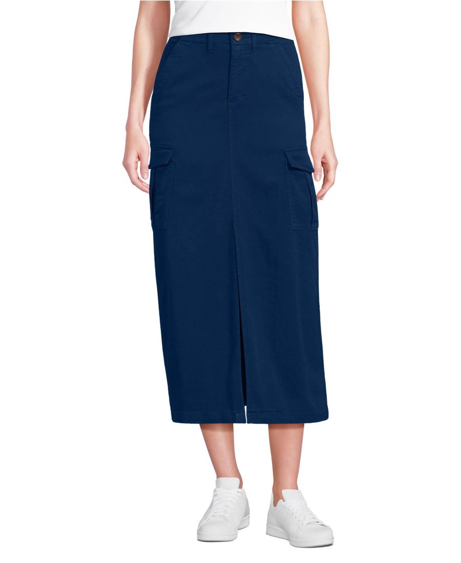 Женская юбка-карго с градиентным переходом цвета Lands' End, Deep sea navy
Женская юбка-карго с градиентным переходом цвета Lands' End, Deep sea navy