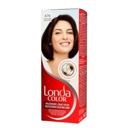 Краска для волос Londacolor Creme № 4/76 Темно-каштановый 1P, Art.Rozne
Краска для волос Londacolor Creme № 4/76 Темно-каштановый 1P, Art.Rozne