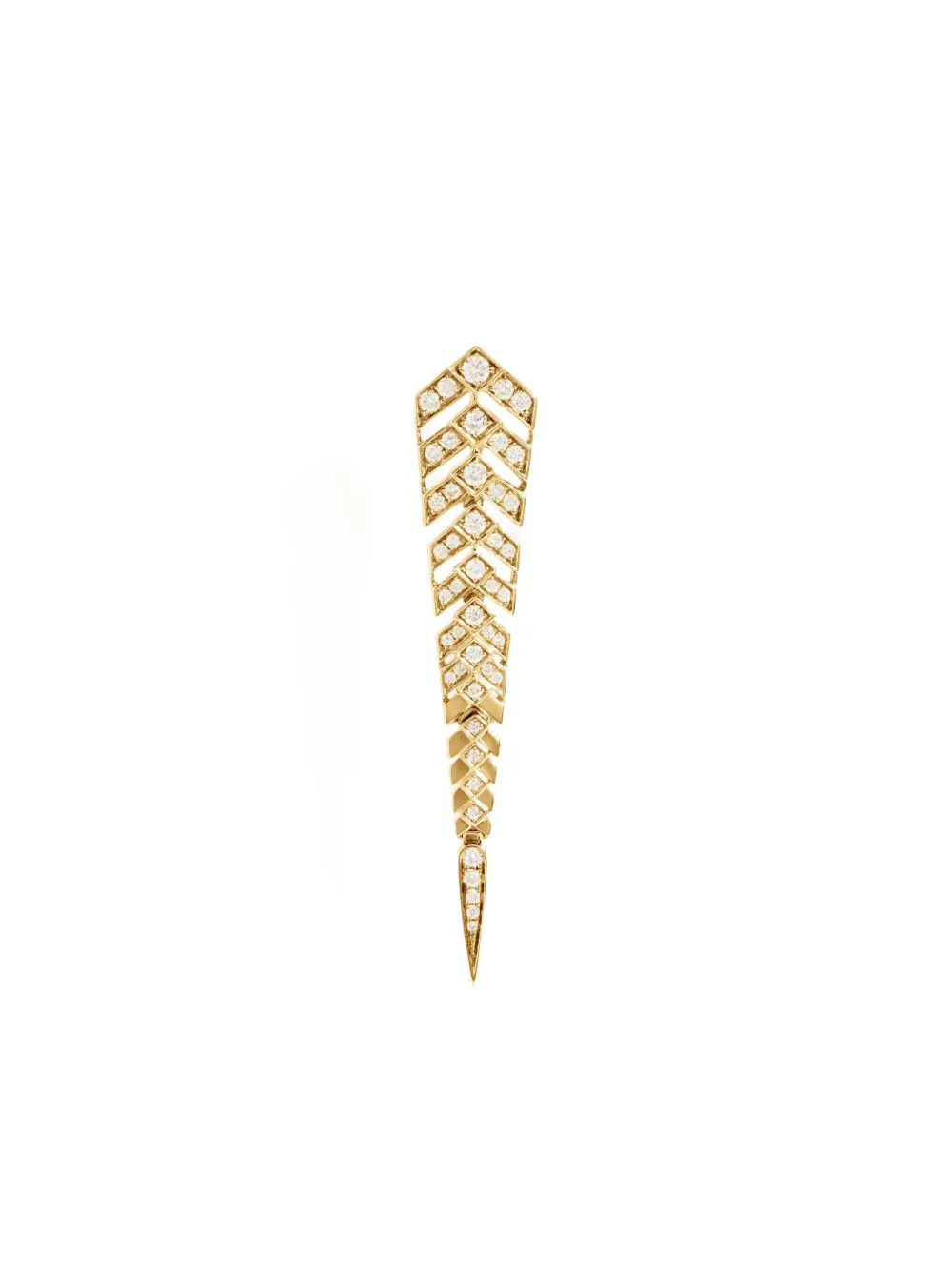 Серьга-шеврон из золота 18 карат с бриллиантами STATEMENT PARIS, золотой
Серьга-шеврон из золота 18 карат с бриллиантами STATEMENT PARIS, золотой
