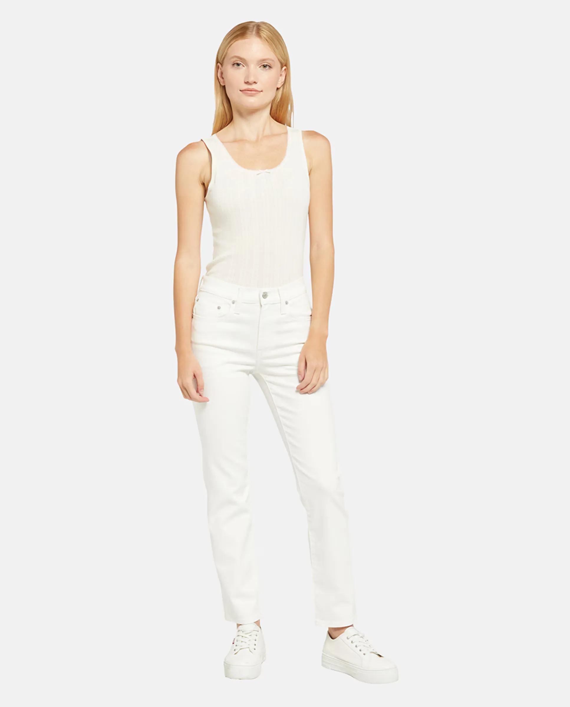 Женские джинсы Vaquero recto 724 High Rise Straight с высокой посадкой Levi's, белый
Женские джинсы Vaquero recto 724 High Rise Straight с высокой посадкой Levi's, белый