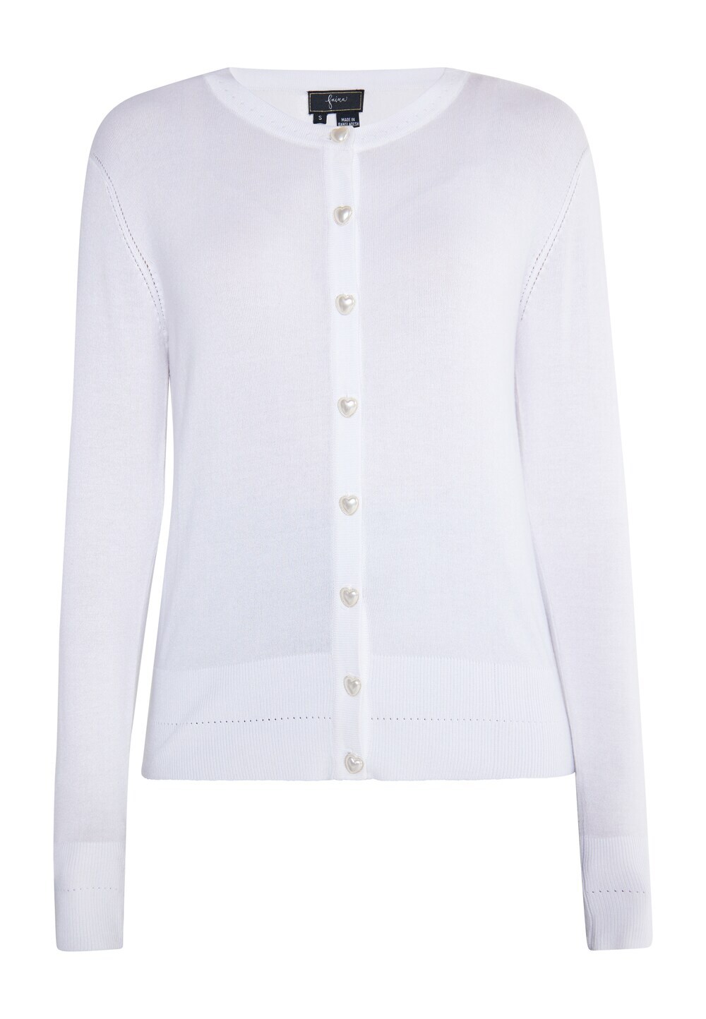 Вязаный кардиган Faina, белый
Вязаный кардиган Faina, белый