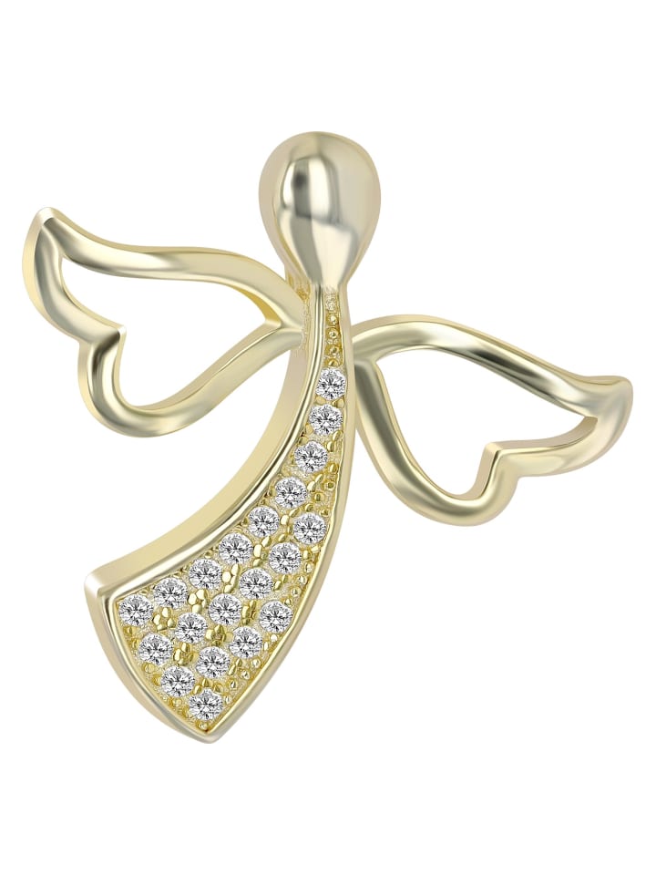 Adeliás Женский кулон - кулон «Ангел» из серебра 925 пробы с кубическим цирконием в золотой оправе
Adeliás Женский кулон - кулон «Ангел» из серебра 925 пробы с кубическим цирконием в золотой оправе