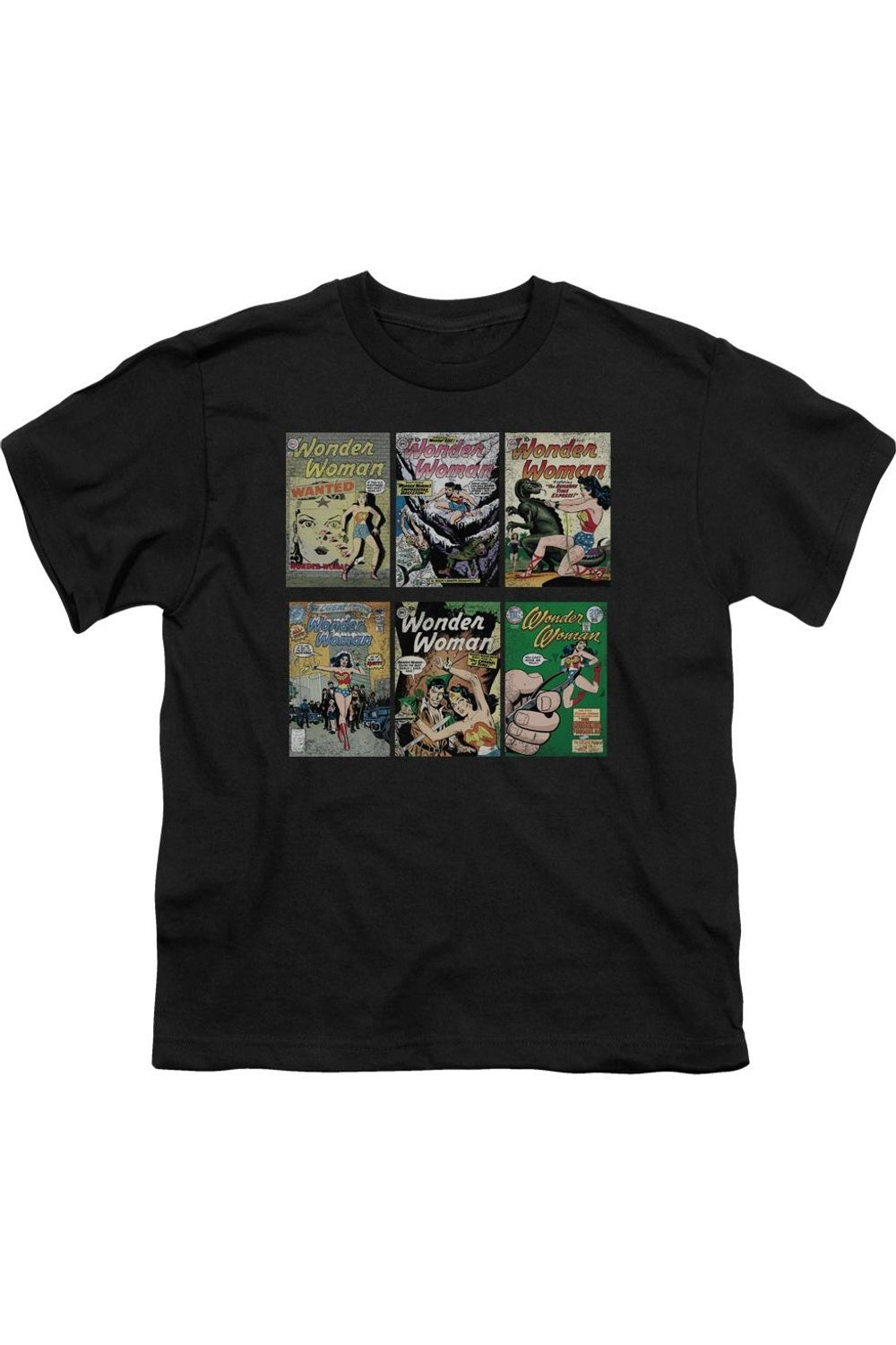 Футболка с коротким рукавом DC Comics Wonder Woman Covers для детей Gildan, черный
Футболка с коротким рукавом DC Comics Wonder Woman Covers для детей Gildan, черный