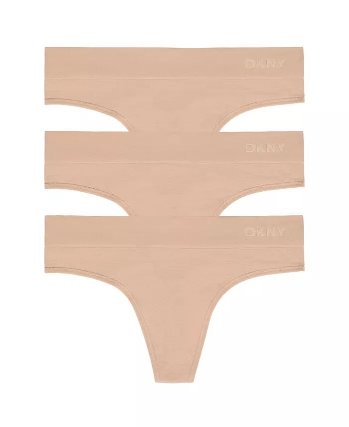 Женские бесшовные трусики-стринги Litewear DKNY, коричневый/бежевый
Женские бесшовные трусики-стринги Litewear DKNY, коричневый/бежевый
