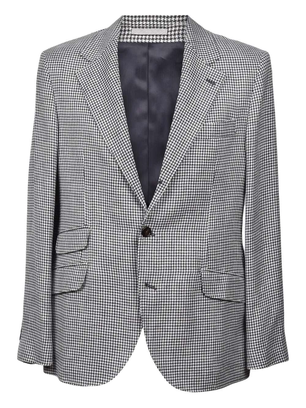 Костюм в ломаную клетку Brunello Cucinelli, черный
Костюм в ломаную клетку Brunello Cucinelli, черный