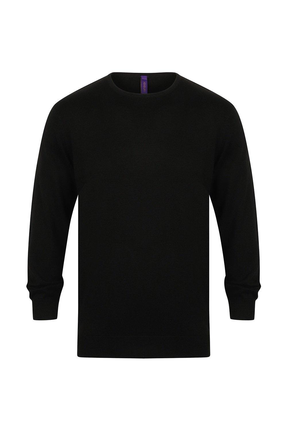 Толстовка тонкой вязки 12 калибра с круглым вырезом Henbury, черный
Толстовка тонкой вязки 12 калибра с круглым вырезом Henbury, черный