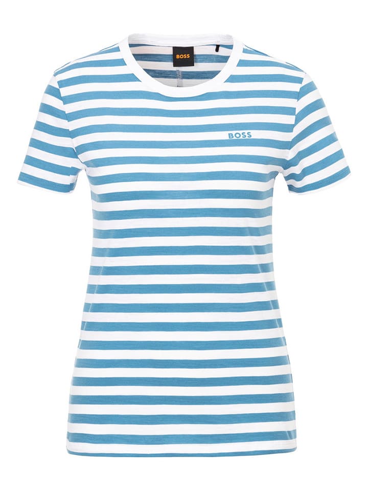 Футболка BOSS Orange, белый/синий
Футболка BOSS Orange, белый/синий