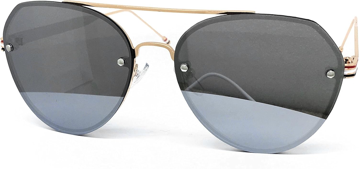 537 Премиальные солнцезащитные очки Revo в безободковой металлической оправе с зеркальными линзами в стиле ретро, авиаторы, винтажные, для женщин и мужчин (безободковая металлическая оправа, серебристые) O2 eyewear, Silver
537 Премиальные солнцезащитные очки Revo в безободковой металлической оправе с зеркальными линзами в стиле ретро, авиаторы, винтажные, для женщин и мужчин (безободковая металлическая оправа, серебристые) O2 eyewear, Silver