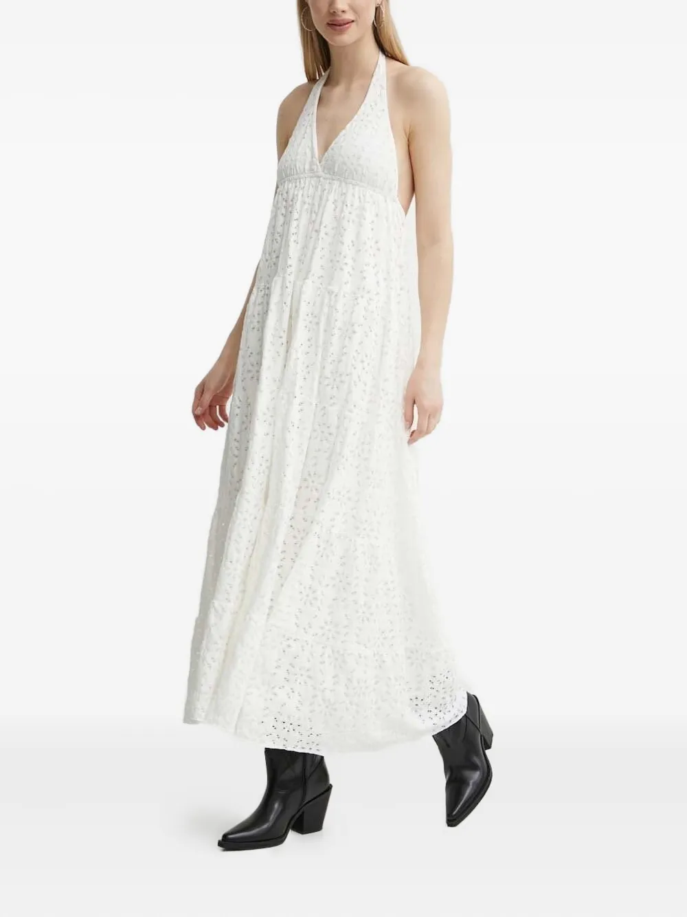 Платье макси с вырезом халтер Desigual, белый
Платье макси с вырезом халтер Desigual, белый