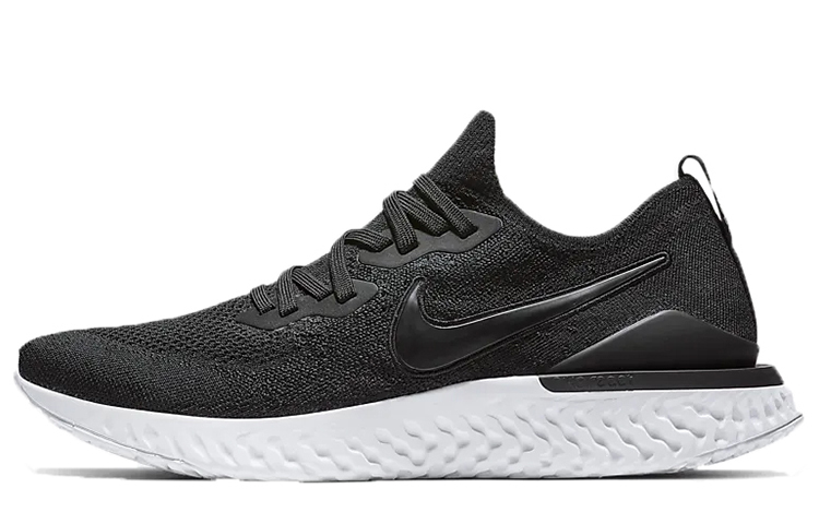 Nike Epic React Flyknit 2 Черный Белый 
Nike Epic React Flyknit 2 Черный Белый