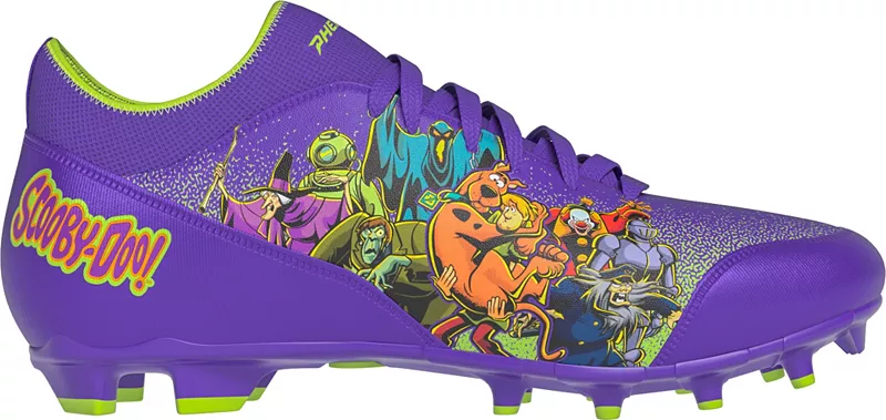 Мужские футбольные бутсы Phenom Elite Velocity 3.0 Scooby-Doo без маски, фиолетовый/зеленый 
Мужские футбольные бутсы Phenom Elite Velocity 3.0 Scooby-Doo без маски, фиолетовый/зеленый